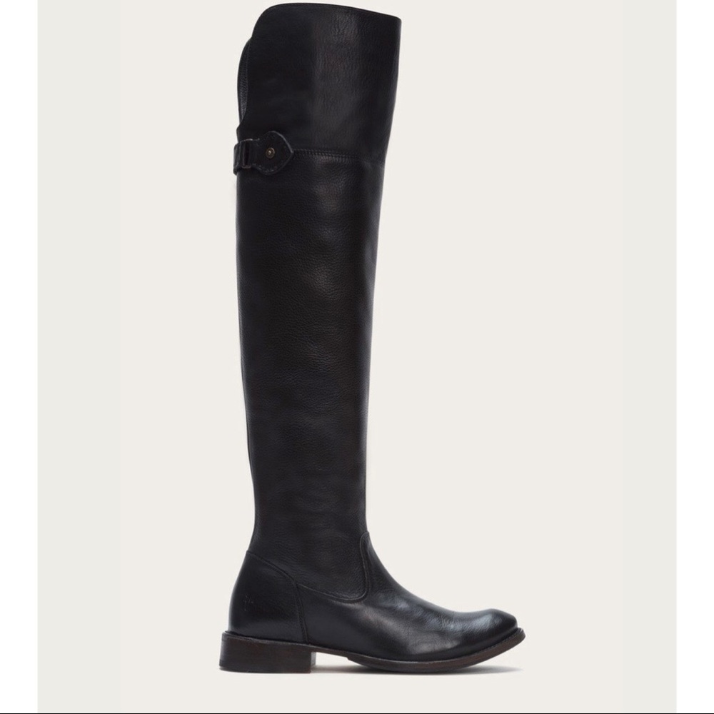 Frye Boots Shirley OTK Foldover Riding Boots
